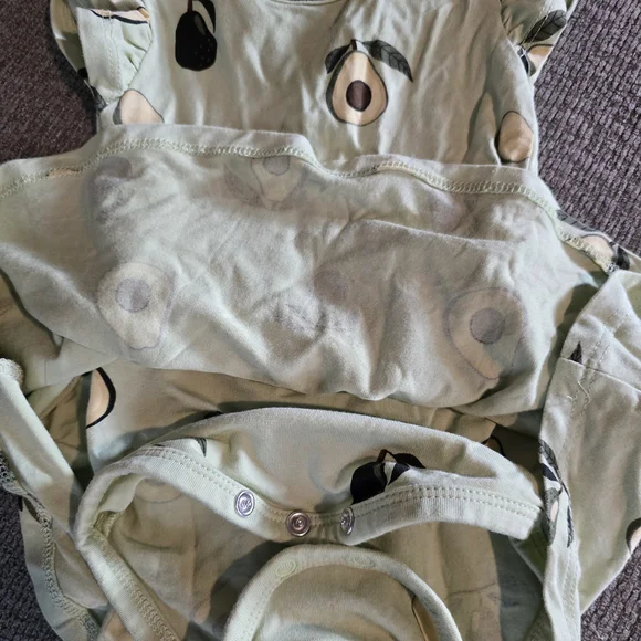 Kyte Baby Twirl Dress In Avocado - 3-6mo - Picture 3 of 5